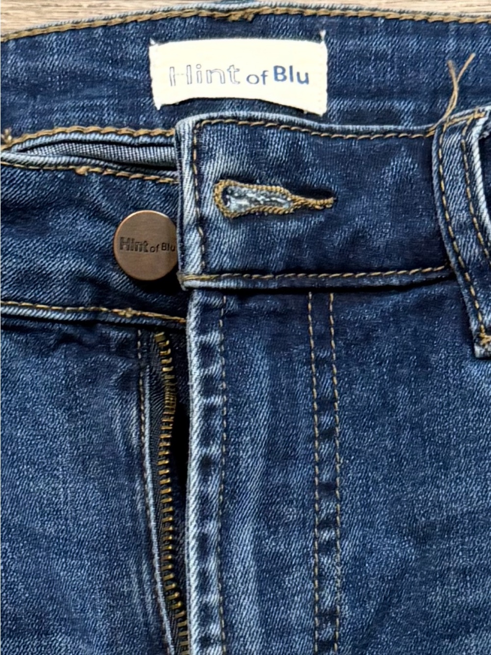 Hint of Blu  Medium Blue Skinny‎ Jeans for Women - Picture 3 of 6